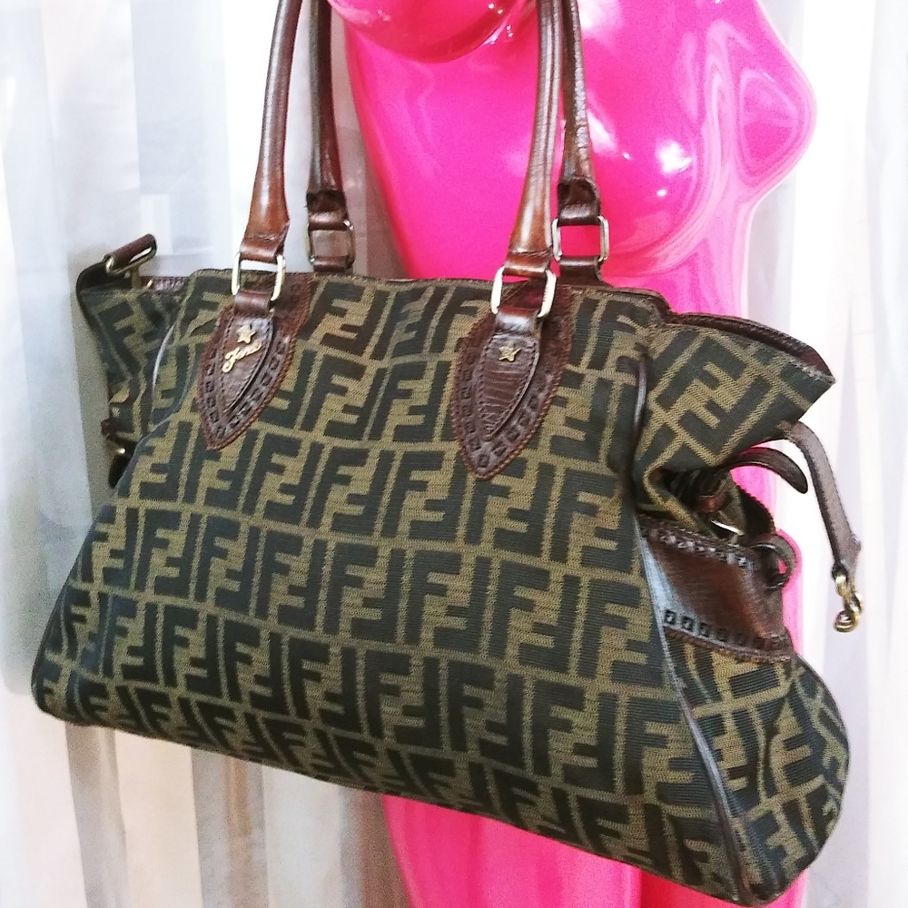 BEAUTIFUL TOTE LARGE FENDI  DU JOUR ZUCCA